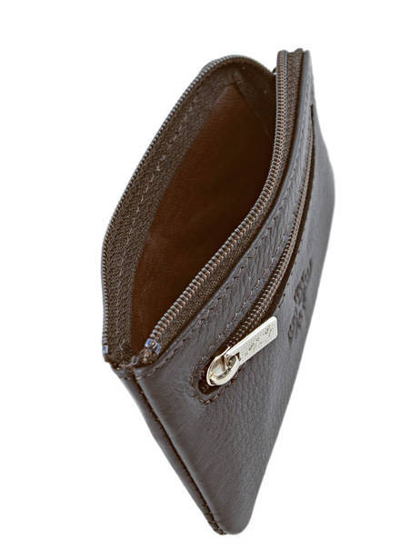Portemonnee Leder Yves renard Bruin foulonne 2310 ander zicht 3
